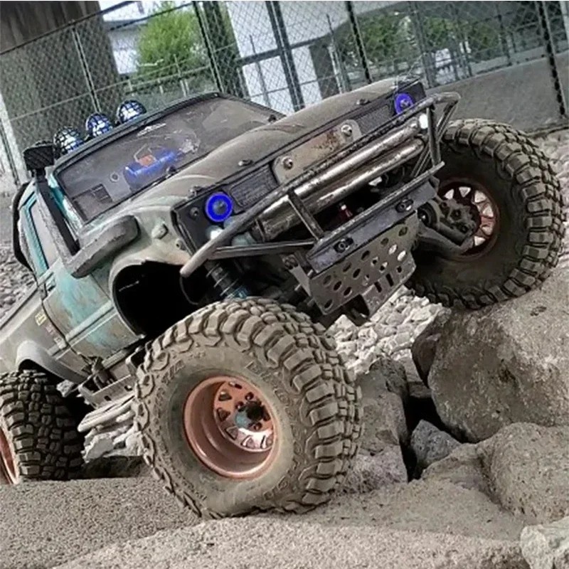 4 117mm RC Xe 1.9 Inch Cao Su Lốp Đá Bánh Xích Lốp Xe Cho Xe RC TRX4 TRX6 AXIAL SCX10 RC4WD D90 TK300 CC01 YIKONG 4102 4103 4082 Baabaja1000