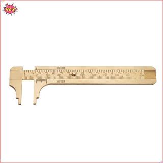 Cân đồng thau Mini N & X 80 / 100mm Đồng hồ đo trượt Vernier Caliper Thước đo nhà thơ.