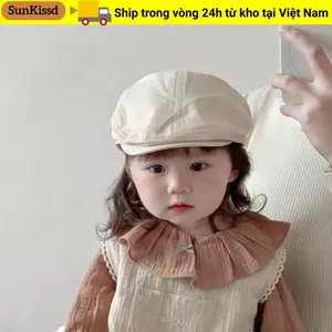 Mũ trùm đầu SUNKISSD, Mũ nồi thêu thời trang BOSTON, Mũ chuyển tiếp nhẹ thu đông