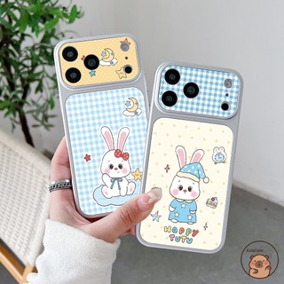 Dành Cho Xiaomi 17T Pro Poco X8 X7 X6 Neo X4 X3 GT NFC M8 M7 M6 Plus M5S M4 M3 M2 Pro Max Ốp Điện Thoại Nhìn Lớn Cửa Sổ Da PU Thỏ Dễ Thương Ngôi Sao Kẻ Sọc Mặt Trăng Vỏ Hoạt Hình
