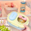 Hộp Đựng Cơm 3 Ngăn HomeMate Kèm Muỗng Nĩa, Hộp Cơm Văn Phòng Nắp Đậy Kín Màu Pastel Dễ Thương