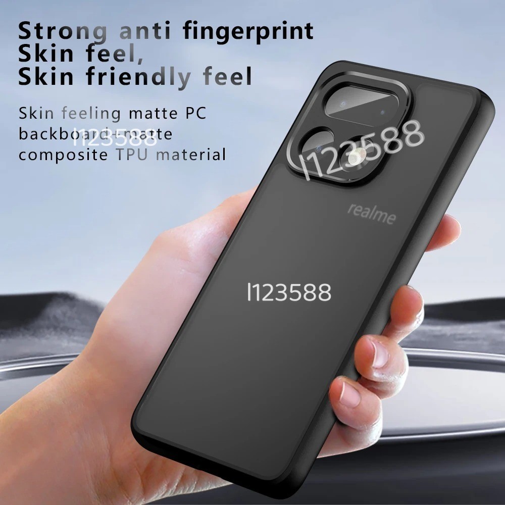 Ốp Lưng Cho Realme16T 5G 2026 Matte Clear Phone Cover Cho Realme 16 Pro Plus T 16T 16Pro 16Pro + 16ProPlus Realme16 Realme16pro Acrylic PC + TPU Mỏng Chống Sốc