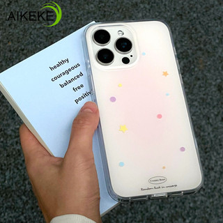 Vỏ Màu Hồng Ngôi Sao Dễ Thương Cho Samsung Galaxy A57 A56 M56 F56 M06 F06 A55 A54 A50 A50S M40S A30S 5G 4G Vỏ Chấm Bi Đơn Giản Vỏ Điện Thoại Bóng Trắng