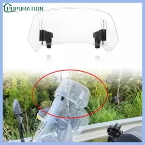 POP Có Thể Điều Chỉnh Kính Chắn Gió Xe Máy Kính Chắn Gió Nối Dài Có Thể Gập Lại Cho Xe Đạp