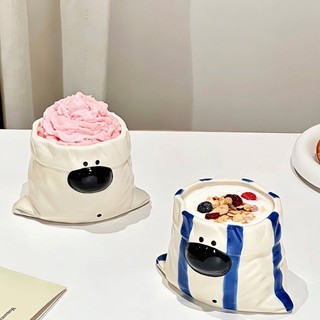 JOY Capricious Dog Shape Gốm Cốc Kích Thước Hoàn Hảo Cho Sáng Hoặc Chiều