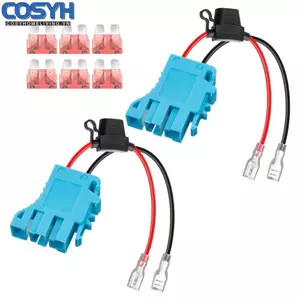 <cosyh>12AWG Harness Optimal Conductivity Shock Resistant Battery Replacement