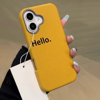 Dành Cho IPhone 17 16 15 14 13 12 11 Pro Max XR XS Max 7 8 Plus Cao cấp đơn giản tiếng Anh trường hợp điện thoại da trơn
