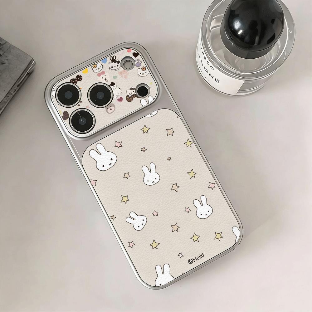 Ốp lưng iPhone 16/15/14/13 Thỏ Miffy Ngôi Sao Đáng Yêu Phong Cách Dễ Thương Chống Rơi