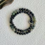 {Jifeng Langyue} Bạc Obsidian Cỏ Nước Mã Não Lưỡi Liềm Vòng Tay Tinh Tế Mới Phong Cách Trung Hoa Vỏ Bướm Đen Vòng Tay Đôi Vòng Tròn Nữ