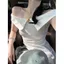 Mùa hè 2026 Phong cách mới Phiên bản Hàn Quốc Thời trang sang trọng Slimer Look One-Shoulder All-Match Slimer Look Áo sơ mi nữ
