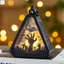 Halloween LED Đèn Lồng Trang Trí Thêm Lễ Hội Ambiance Nhà Hiển Thị Ánh Sáng Cho Tiệc Gia Đình Hiên Nhà Trang Trí Sân Vườn