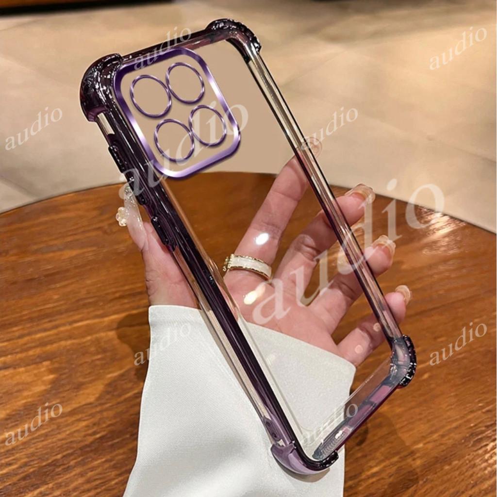Ốp điện thoại trong suốt mạ bốn góc cho Xiaomi 17T Pro 5G cho Xiaomi 17T Pro 17TPro Xiaomi17T Pro 5G Ốp lưng silicon mềm chống sốc sang trọng cho Xiaomi 17TPro 5G