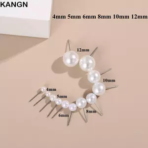 Bông Tai KANGN, Phụ Kiện Trang Sức Bông Tai Bóng Tròn Thanh Lịch, Thời Trang 4mm 5mm 6mm 8mm 10mm 12mm Hình Tròn Bông Tai Nữ