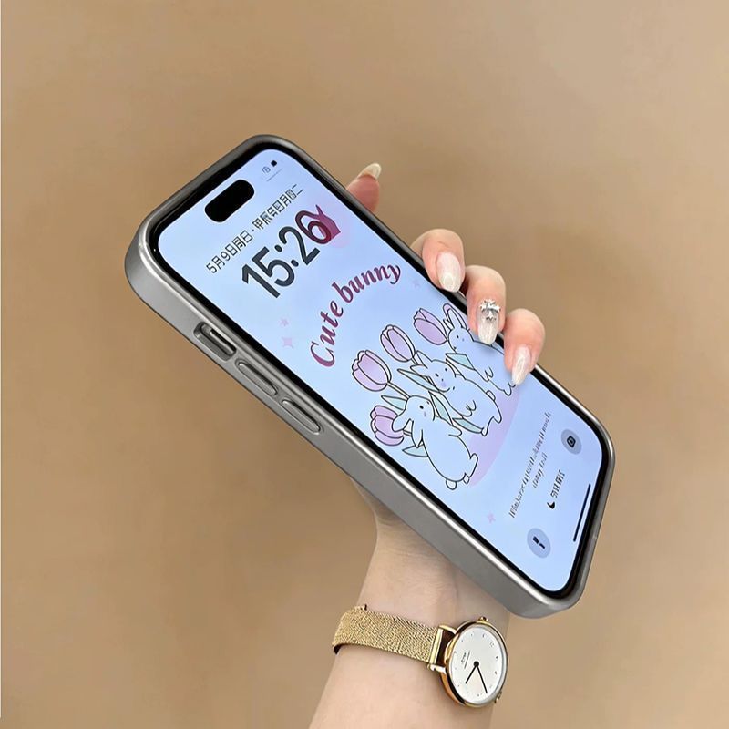 Mặt nạ gái phù hợp với ốp lưng iPhone 17, cửa sổ lớn toàn phần 16Vân da