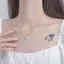 Thời Trang Chuyển Đám Mây Tốt Lành Ruyi Khóa An Toàn Vòng Cổ Nữ Thiết Kế Cao Cấp Vòng Cổ Ánh Sáng Sang Trọng Sang Trọng Sang Trọng Tinh Tế Xương Đòn Dây Chuyền 26.3.22