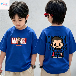 COD✅(Hồ Chí Minh)🚚 Áo thun bé trai in Doctor Strange Marvel, cotton mềm, thoáng khí.
