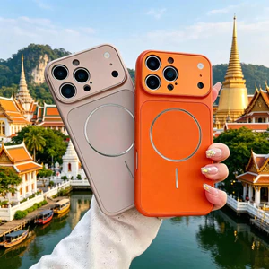 Ốp điện thoại iPhone 17 Pro Max 16 Pro Max 15 14 13, mô hình 1: 1 mô phỏng thiết bị thật, với phần cứng kim loại, mặt sau mờ, cảm giác như da, chống sốc.