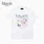 Áo sơ mi thường ngày 100% Cotton cao cấp đầy màu sắc in hình bướm Unisex Áo thun cổ tròn