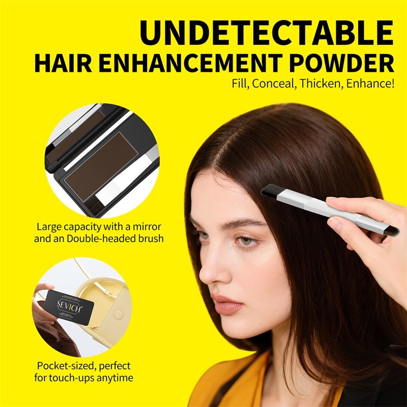 SEVICH Hair Shadow Hair Powder Root Hair Coverage Hairline Powder 8g
