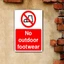 CIFbuy No Entry Dấu hiệu kim loại Trang trí tường Quà tặng có khung