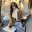 Bigapple Thời Trang Mới Dễ Thương Nai Sừng Tấm Dệt Kim Yếm Và Thi Chống Lạnh Giữ Ấm Khăn Choàng RDG