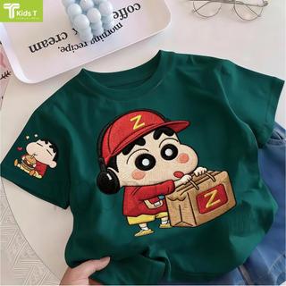 COD✅ (Hồ Chí Minh)Kids T Mall Áo phông tay ngắn In hình hoạt hình Áo Kiểu rộng và ấn tượng Trẻ em thời trang #VN1223