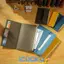 ICUCKO Bound Notebook, Giấy Kraft Có Thể Gập Lại Có Dây Kéo Túi, Túi Da Du Lịch Túi Bảo Quản Người Lập Kế Hoạch Phụ Kiện