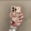 TY --- Vỏ cửa sổ lớn có họa tiết cánh hoa sơn dầu cho iPhone 17 Pro Max, bảo vệ chống rơi chất lượng cao cho iPhone 16 15 14 13