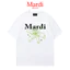 Áo thun nam chất lượng cao cấp Áo sơ mi Lily rỗng in họa tiết đơn giản Loose 100% Cotton cao cấp phong cách Hàn Quốc tay ngắn cổ tròn ﻿