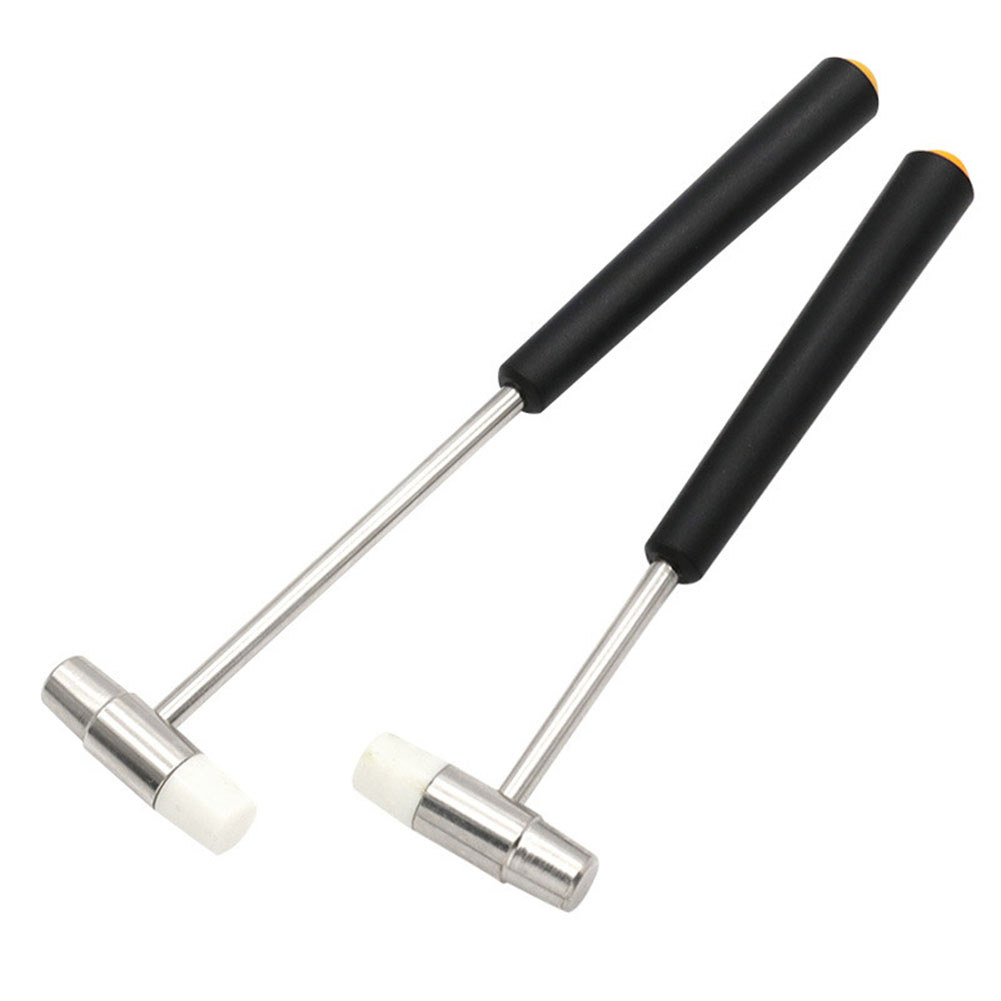 [Cosyh] Dụng cụ sửa chữa búa nhỏ Búa cao su kim loại DIY Đầu đôi để sửa chữa đồng hồ