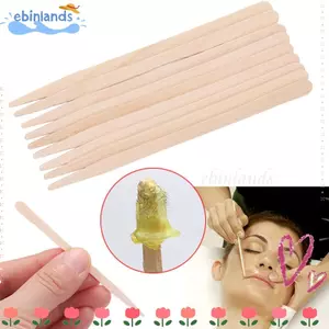 EBINLANDS Thìa Sáp Dụng Cụ Làm Đẹp Thanh Tẩy Tóc Đặc Biệt Kem Tẩy Lông Làm Đẹp Cơ Thể Gỗ Sáp Applicator