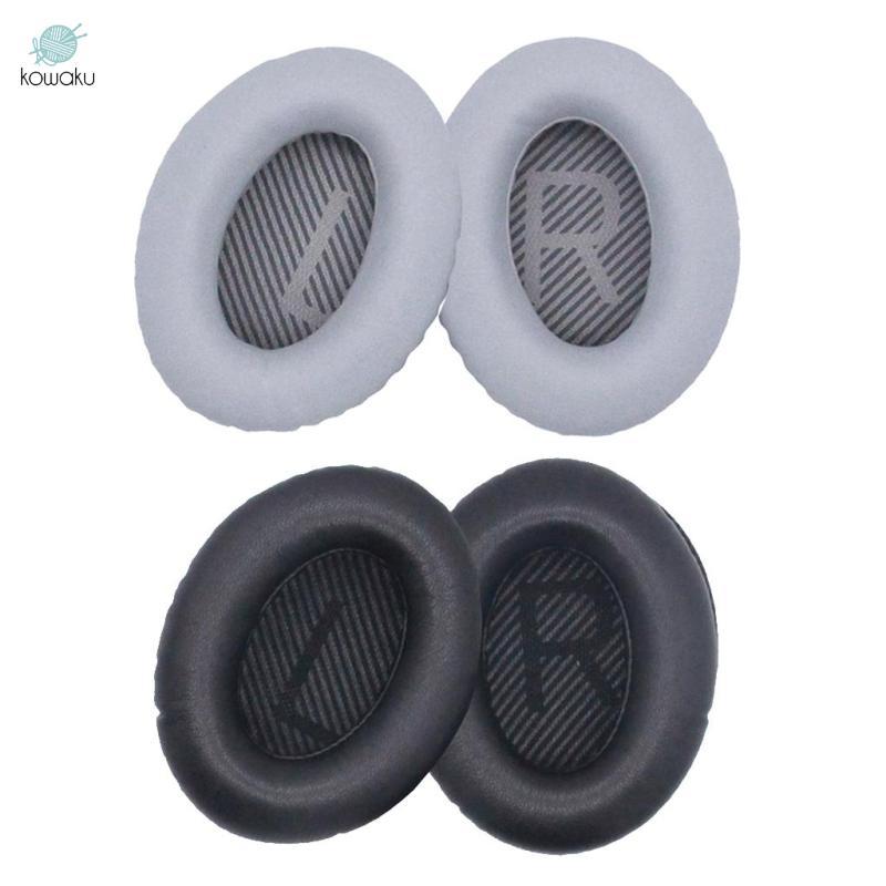 1 Cặp Miếng Đệm Tai Thay Thế Đệm Cho Tai Nghe Quiet Comfort QC15 Màu Xám