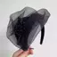 Nhíp Thanh Lịch Nửa Nón Pháp Retro Tóc Vòng Bữa Tối Tiệc Băng Đô Quấn Tóc Cho Nữ Cô Gái Tính Khí Mũ Phụ Kiện Tóc VN