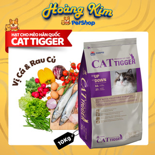 [ Thanh Lý - 10kg ] THỨC ĂN HẠT CAO CẤP CAT TIGGER CHO MÈO BAO 10KG – PHÁT TRIỂN TOÀN DIỆN