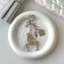 Móc khóa hươu SMILE, Charm điện thoại dài 11,5cm phong cách Hàn Quốc, Hạt DIY thủ công đa năng