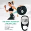 Máy đếm bước CQCJ, Máy theo dõi bước kẹp Carabiner nhỏ gọn, Máy theo dõi sức khỏe di động Bộ đếm calo kỹ thuật số Đi bộ đường dài