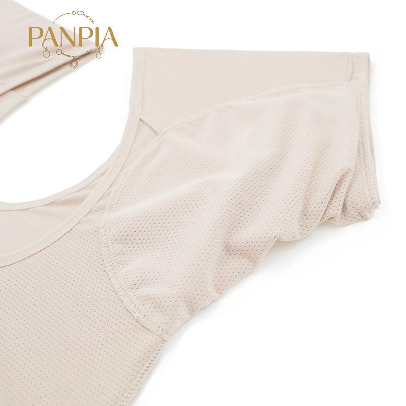 PNPIA- Áo Thun Hình Dạng Miếng Lót Mồ Hôi Có Thể Giặt Được Nách Mồ Hôi Miếng Lót Có Thể Tái Sử Dụng Nước Hoa Nách Thấm Hút Vệ Binh Lá Chắn Khử Mùi Cho Nữ Bé Gái