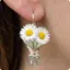 PYCOU DIY Bó Hoa Mặt Dây Chuyền Bông Tai, Trang Sức DIY Trang Sức Hoa Có Thể Chèn Bông Tai, Thời Trang Hàng Ngày Mặc Hoa Thả Bông Tai Nữ