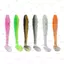 PYCOU 20 Mồi Câu Cá, Thiết Kế Đuôi T Micro Mềm Đuôi T Giun Mồi, Hình Giun 5.5cm Mồi Nhân Tạo Bass Câu Cá
