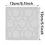 Springevenstar Thêu Thủ Công Mẫu Sashiko Quilting Stencil Set Có Thể Tái Sử Dụng May Thủ Công Dụng Cụ Cho DIY Chắp Vá Trang Trí Springevenstar