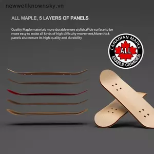MỚI Ngón Tay SkateBoard Gỗ Ngón Tay Đồ Chơi Chuyên Nghiệp Stents Ngón Tay Skate Set SKY