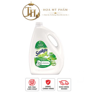 nước rửa chén bát sunlight thiên nhiên can 3.6kg