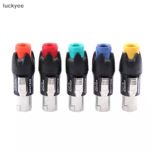 Luckyew Kim Loại 4 Pin Ohmic Kết Nối Âm Thanh Chuyên Nghiệp Cắm Giai Đoạn Hơi Loa Dây Phụ Kiện Hàn-free NL4FC TQ