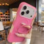 Ốp điện thoại giá đỡ thạch màu cho iPhone 17 Pro Max 15 16 pro max Bảo vệ ống kính chống rơi Vỏ cứng bảo vệ điện thoại