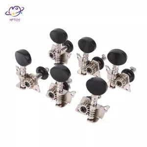 HFTOY Thay Thế Đầu Máy Đàn Guitar Núm Dây Đàn Guitar Chỉnh Chốt Đầu Máy 3L 3R Cho Đàn Guitar Điện Ukulele ~