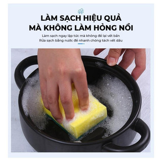 Miếng Chà Rửa Hai Mặt Bunnies House Chuyên Dùng Cho Nồi Chảo Ly Cốc Và Dụng Cụ Bếp