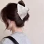 Mới Pháp Hepburn Phong Cách Chấm Bi Vải Tam Giác Móng Vuốt Tóc Kẹp Thanh Lịch Chống Trơn Trượt Lớn Vuốt Tóc Cho Nữ Sử Dụng Hàng Ngày Và Tiệc
