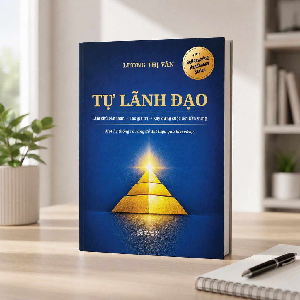 Sách - Tự Lãnh Đạo: Làm chủ bản thân → Tạo giá trị → Xây dựng cuộc đười bền vững - Lương Thị Vân SDV