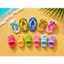 Set Charm Dép Biển Mùa Hè Kawaii Cao Cấp, Bộ Dép Tông & Dép Sục Mini Pastel Siêu Đáng Yêu, Summer Beach Collection