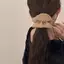 PNPIA- Thời Trang Retro Dệt Kim Len Scrunchie Dành Cho Nữ Bé Gái Tóc Co Giãn Dây Cao Su Phụ Kiện Đuôi Ngựa Tóc Dây Mũ Đội Đầu